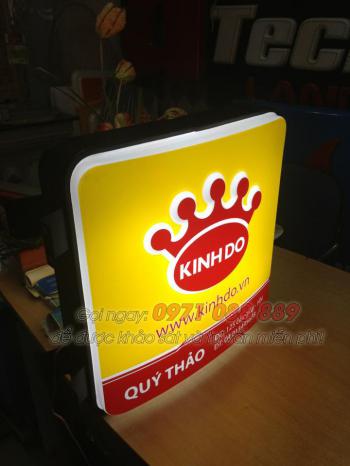 Biển Hộp Đèn Mica Hút Nổi - Kinh Đô