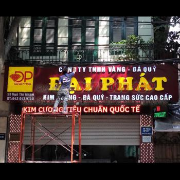Biển Quảng Cáo Alu Chữ Nổi Mica - Công ty Vàng Đại Phát