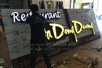 Biển Chữ Nổi Gắn Led