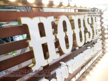 Biển Quảng Cáo Chữ Nổi Inox