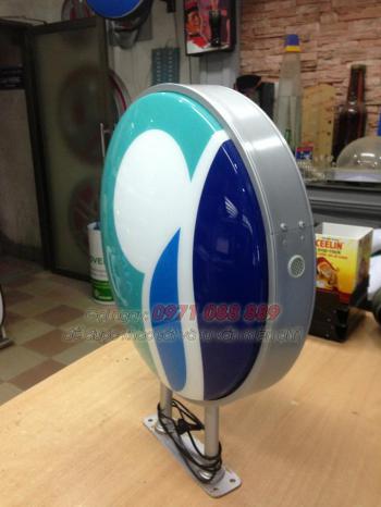 Biển Hộp Đèn Mica Hút Nổi - ATM Ocean Bank 