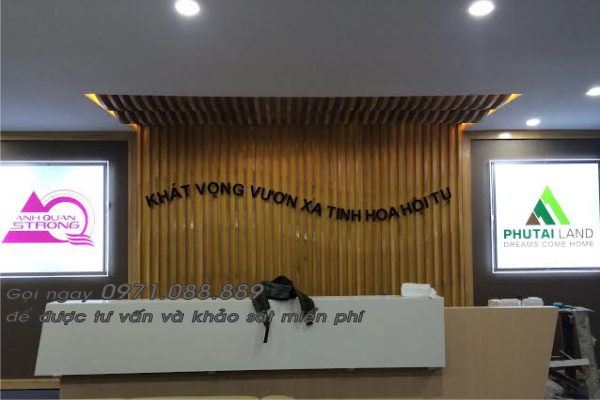 Biển quảng cáo cho khách sạn Anh Quân