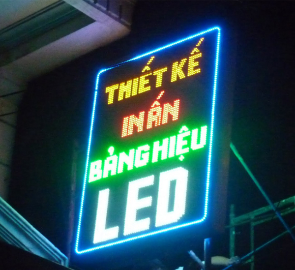 Biển hộp đèn Led vẫy