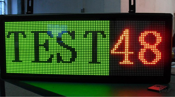 biển led ma trận một màu