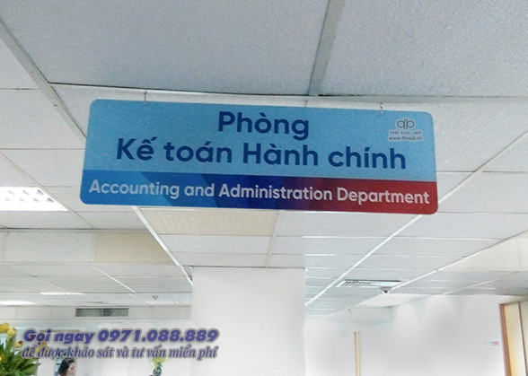 Biển chỉ dẫn vị trí trong văn phòng