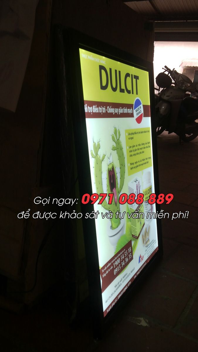 Biển Hộp Đèn Siêu Mỏng - Thực Phẩm Chức Năng DULCIT