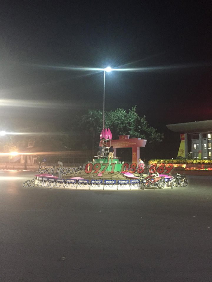 Hoa Sen Trang Trí - Cung VH Hữu Nghị Việt Xô