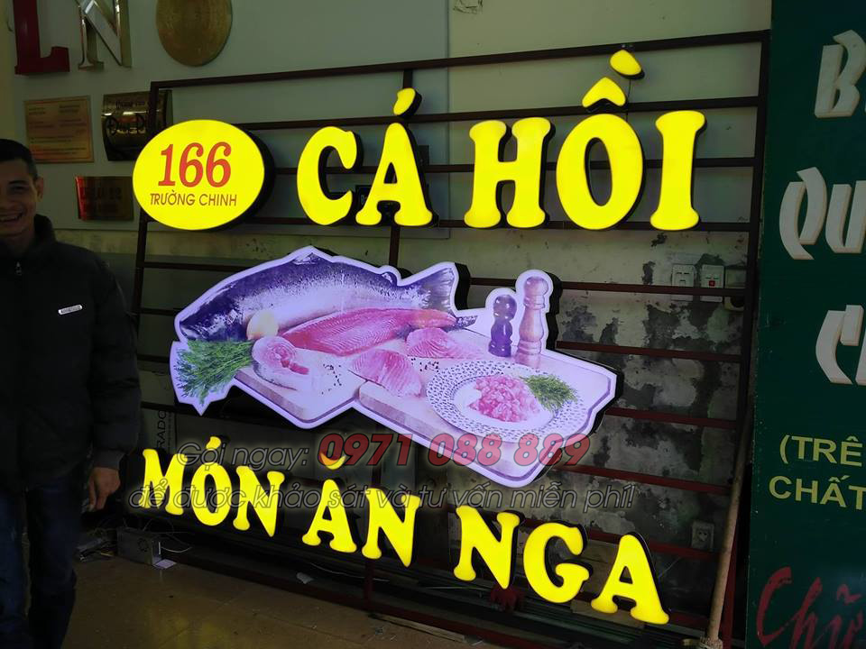 Biển Chữ Nổi Sáng Âm - 166 Trường Chinh