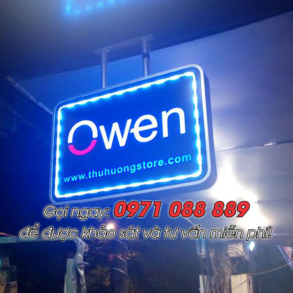 Biển Led Vẫy - Shop Owen Núi Trúc