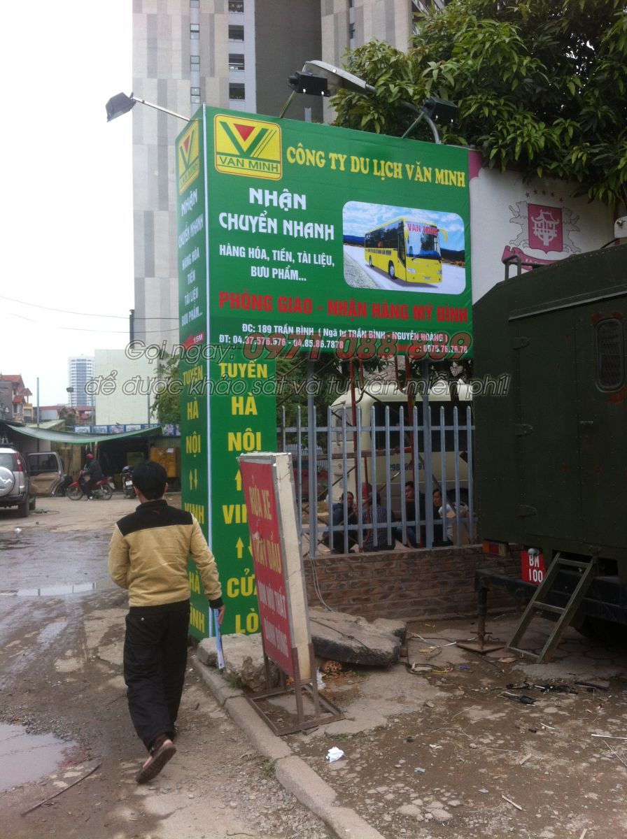Biển Quảng Cáo - Nhà Xe Văn Minh